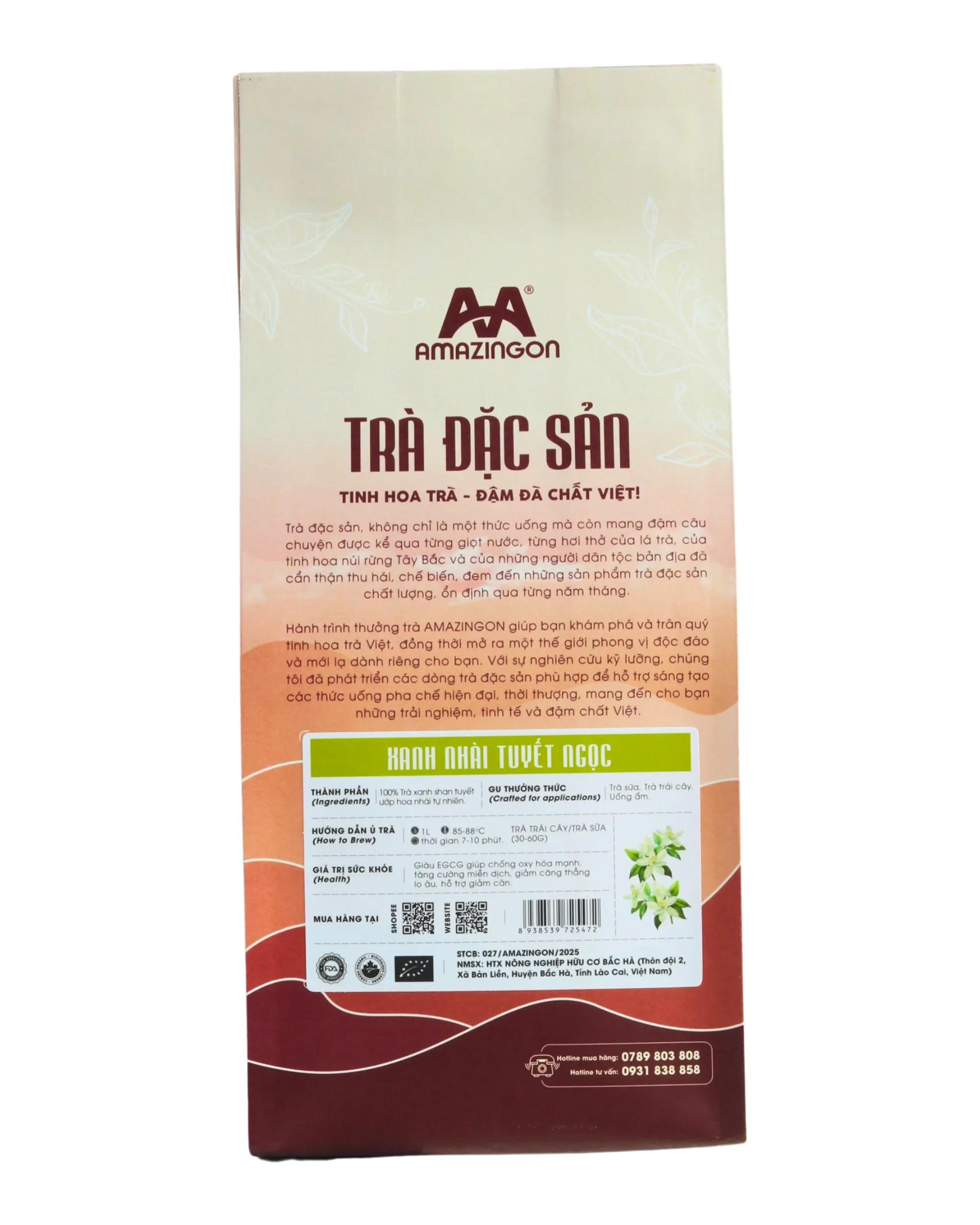Trà Đặc Sản Xanh Nhài Tuyết Ngọc - 250g - Image 2