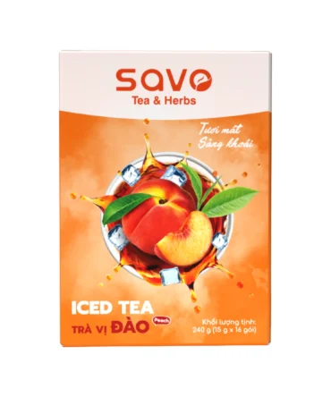 Trà Hòa Tan Iced Tea Đào - 16 Gói