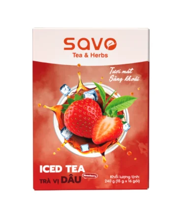 Trà Hòa Tan Iced Tea Dâu - 16 Gói
