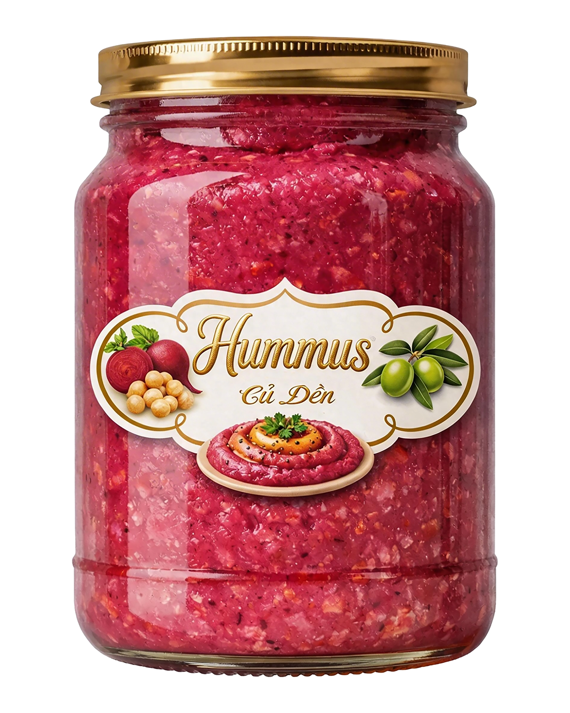 Hummus Vị Củ Dền - 750g