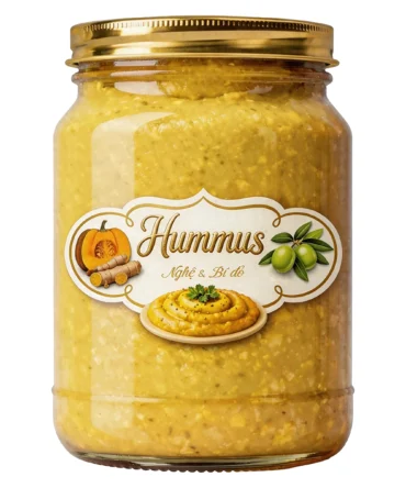Hummus Vị Nghệ Và Bí Đỏ - 750g