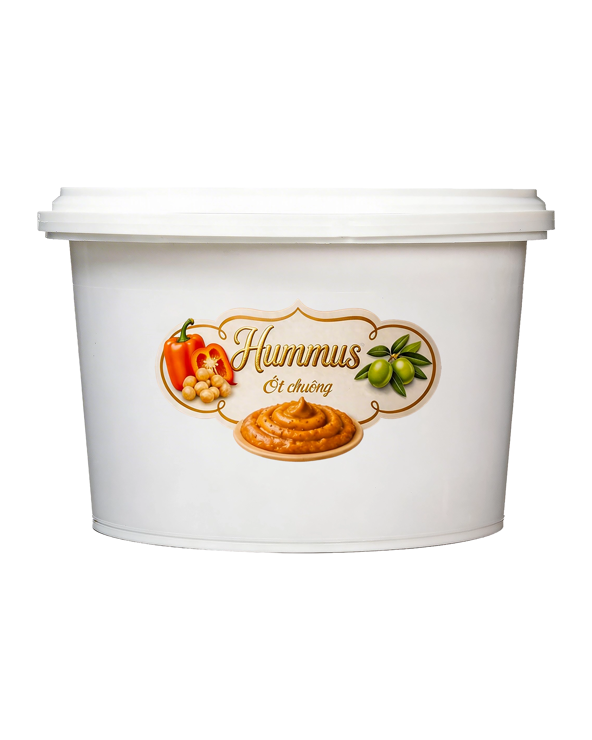 Hummus Vị Ớt Chuông - 3Kg