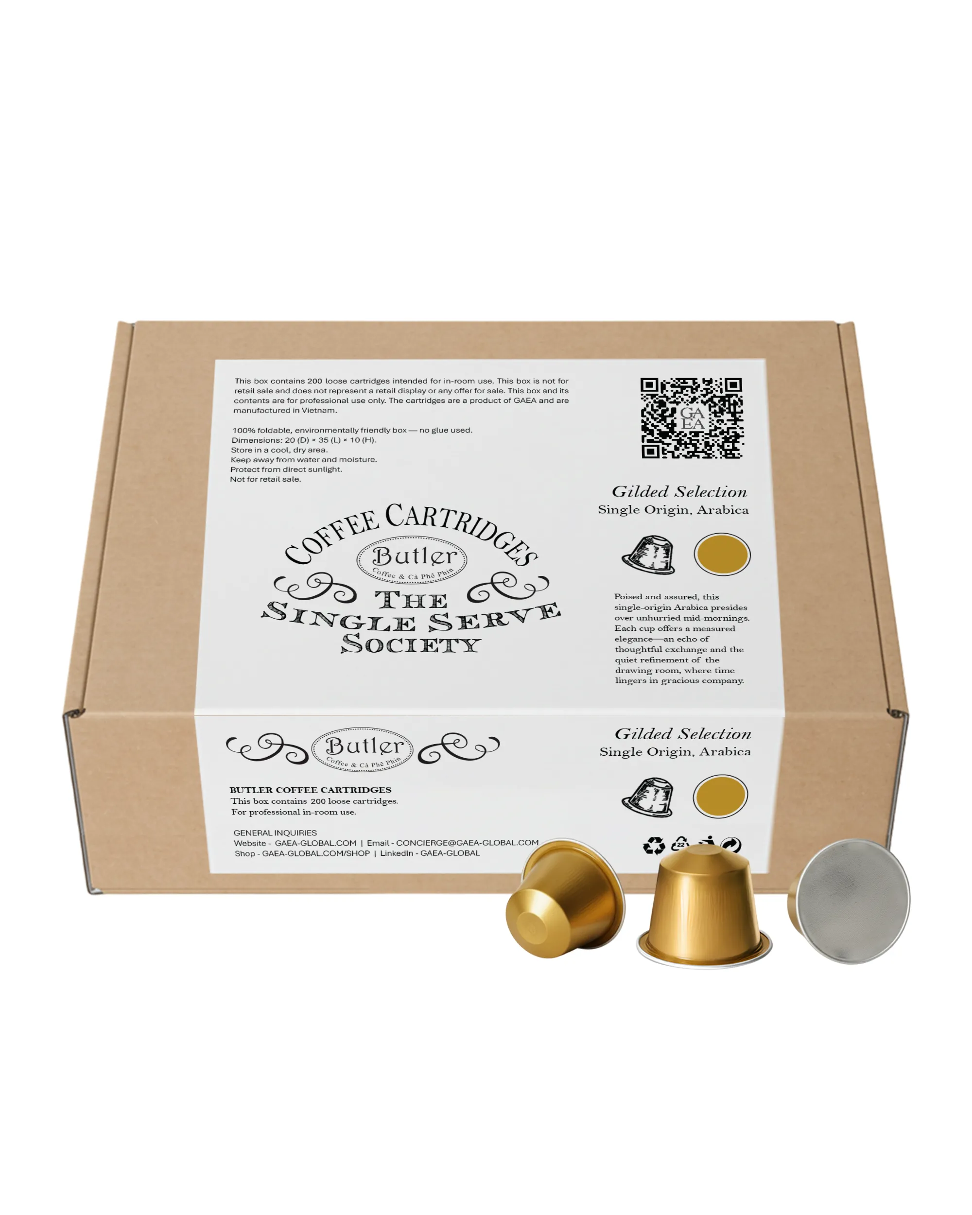 Cà Phê Viên Nén Gilded Selection - 200 Capsules