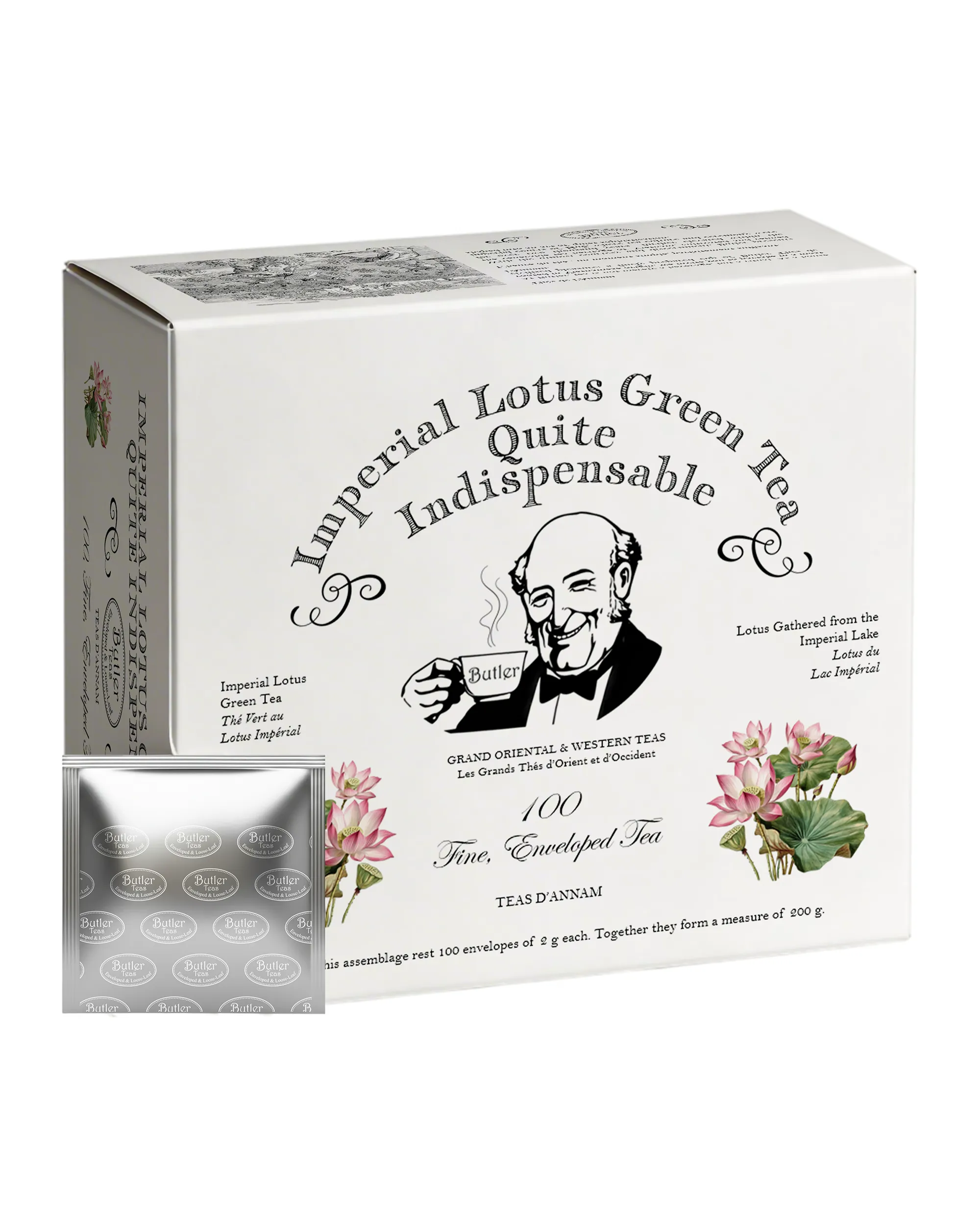 Trà Sen Việt Nam Imperial Lotus Green Tea Quite Indispensable - 100 Gói Trà