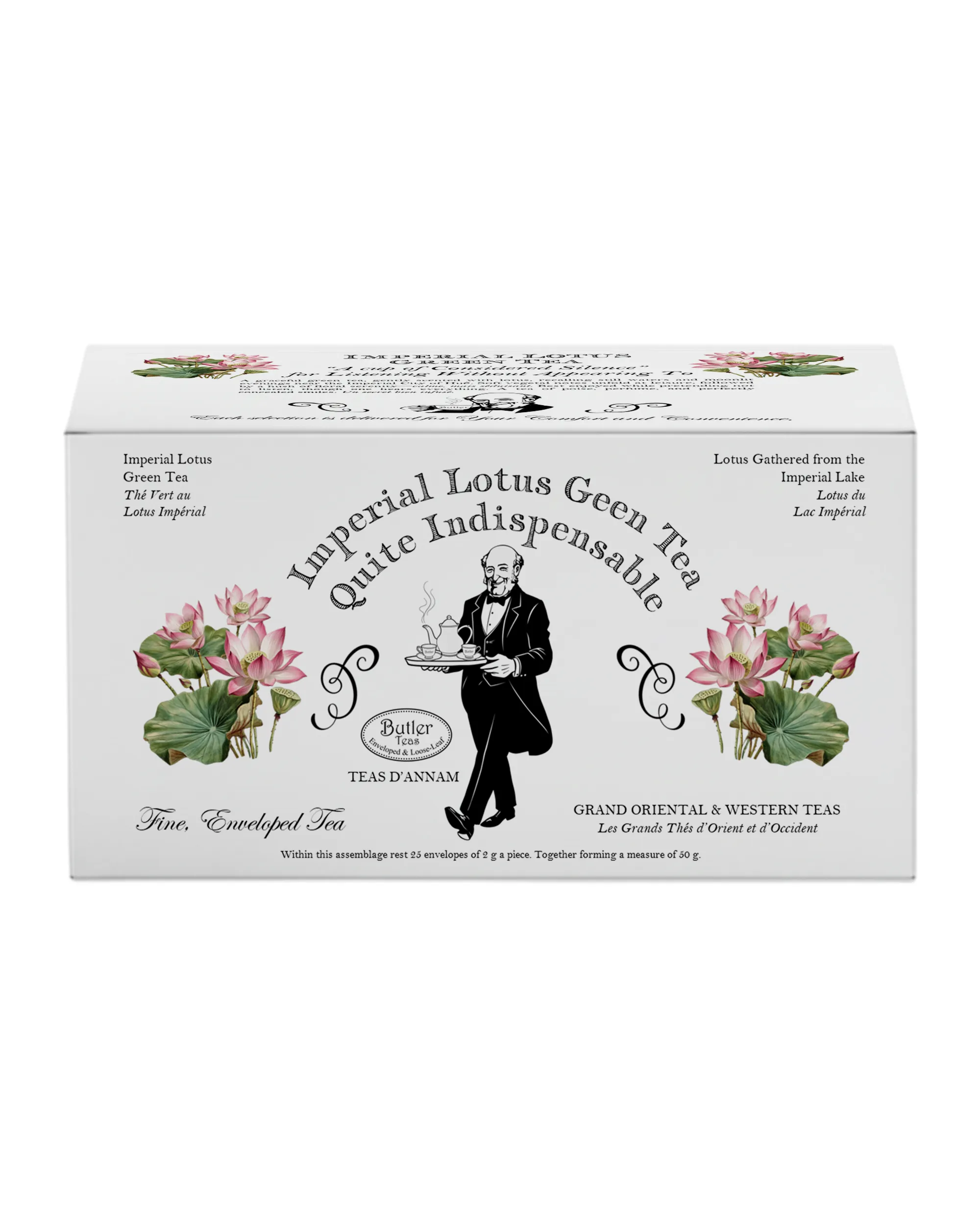 Trà Sen Việt Nam Imperial Lotus Green Tea Quite Indispensable - 25 Túi Lọc